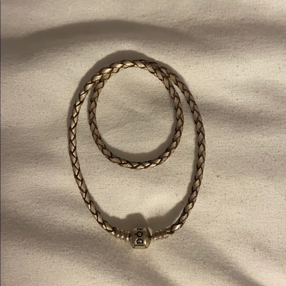 Pandora leather wrap bracelet